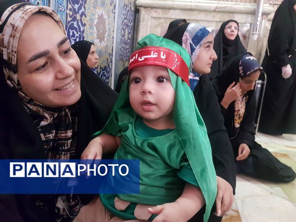 برگزاری بزرگترین اجتماع شیرخوارگان حسینی در حرم مطهر رضوی