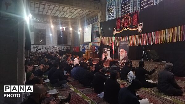 مراسم شب ۱۹ ماه رمضان در مسجد جامع نیشابور 