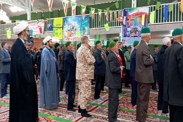 اقامه نماز جماعت ظهر و عصر در روز ۲۲بهمن  شهر بار نیشابور