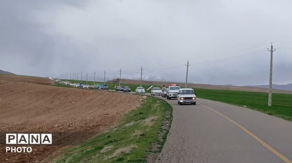 راهپیمایی خودرویی «کنجوران سفلی» به سمت «شان‌آباد» 