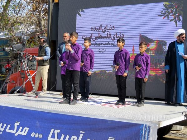 راهپیمایی روز قدس در شهرستان بجنورد 