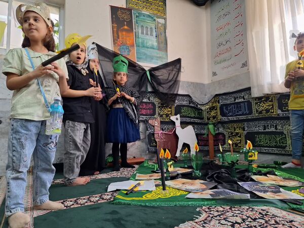 مراسم عزاداری کودکان دارالقران امام علی(ع)