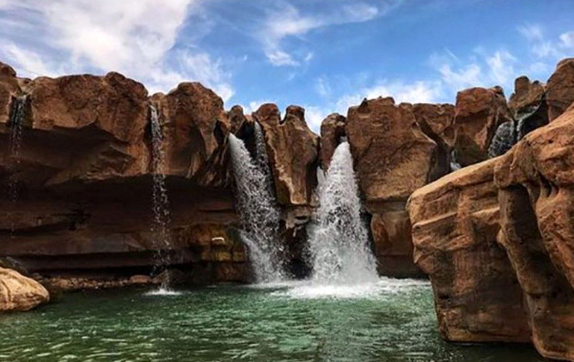 جان گرفتن دوباره آبشار افرینه پس از ماه‌ها خشکی