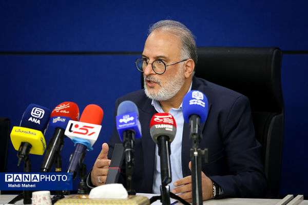 نشست خبری رئیس سازمان نوسازی، توسعه و تجهیز مدارس استان تهران