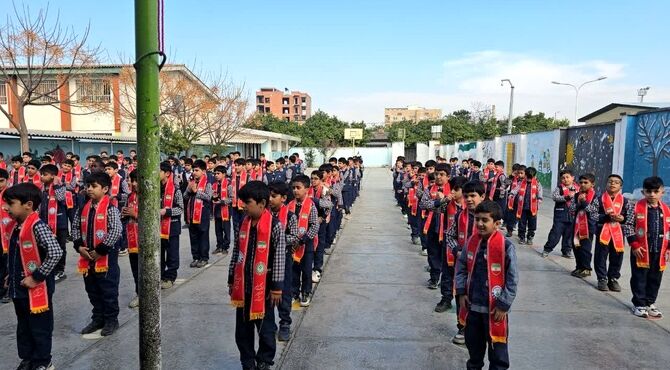 همایش وطن یار در دبستان حضرت علی اصغر گرگان 