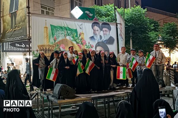 از تفسیر نهج‌البلاغه تا شورِ رجزخوانی، ضیافت دانش‌آموزان مدرسه نمونه رشد در موکب آموزش و پرورش