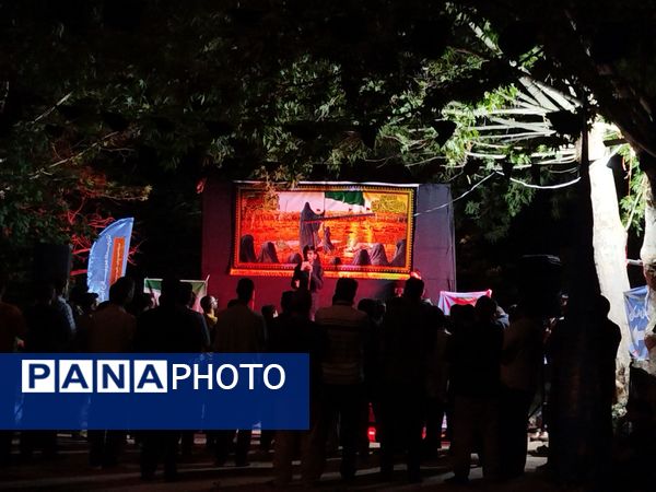 هیات عزاداری دانش‌آموزی در رویداد تخصصی تربیت مربیان ارشد اردویی کشور