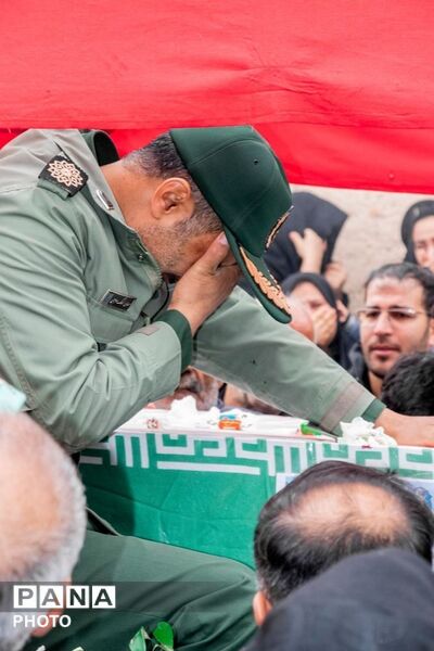مراسم بدرقه شهید گرانقدر وحید عباسی