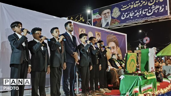ویژه برنامه دهه کرامت و استقبال از خادمین و پرچم آستان مبارک حضرت علی بن موسی الرضا(ع) در شهرستان رودبارجنوب