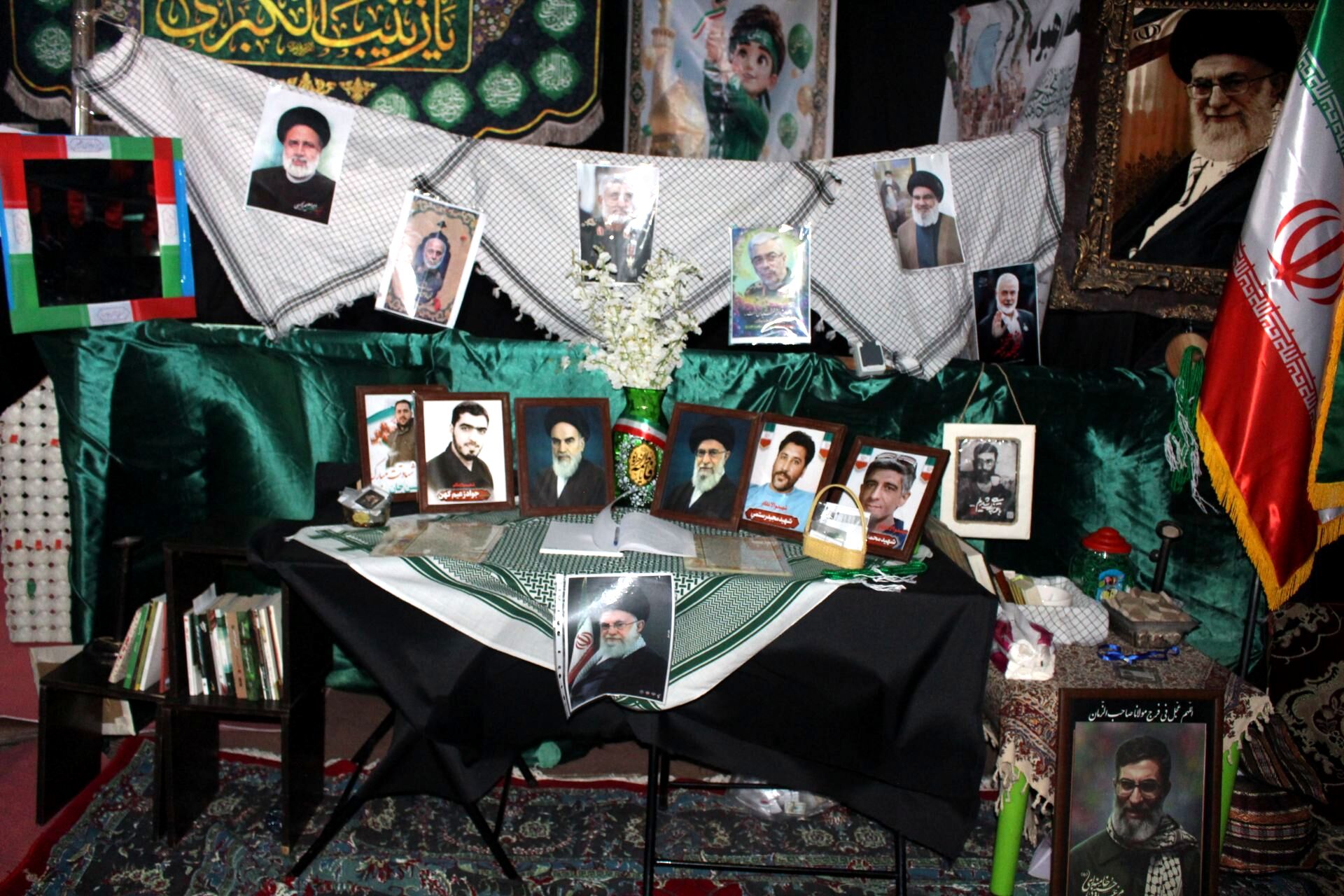 خدمت خادمان موکب بخش تنکمان به زائران رهبر شهید