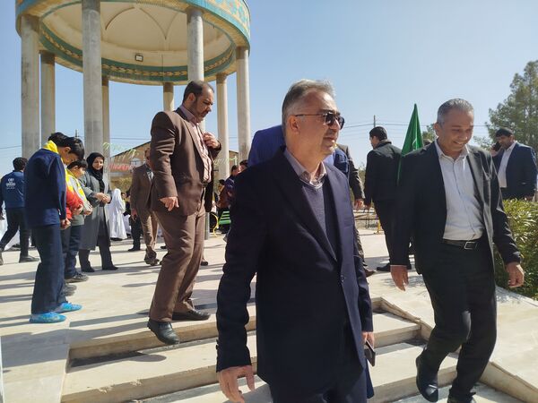 مراسم غبارروبی مزار شهدای گمنام دانشگاه آزاد اسلامی واحد کاشمر