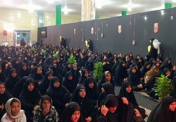 شب سوم متفاوت ترین روضه دختران آفتاب ویژه دختران دوره اول ودوم متوسطه فلاورجان 