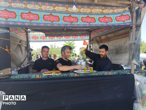 مراسم شب عاشورا و یادواره شهدای جنگ رمضان در فرهادگرد