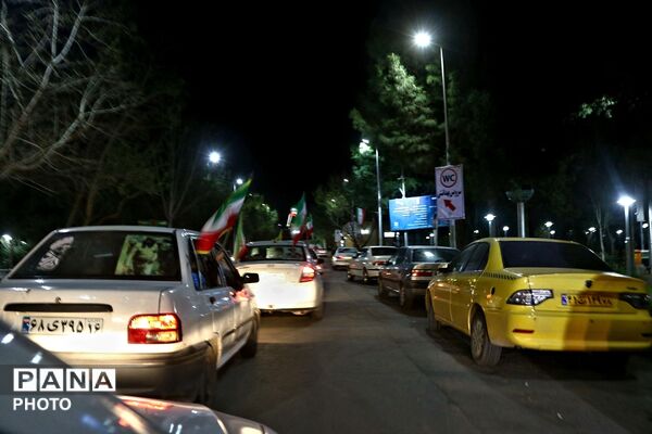 خودروهای انس و همدلی در اجتماعات شبانه قم