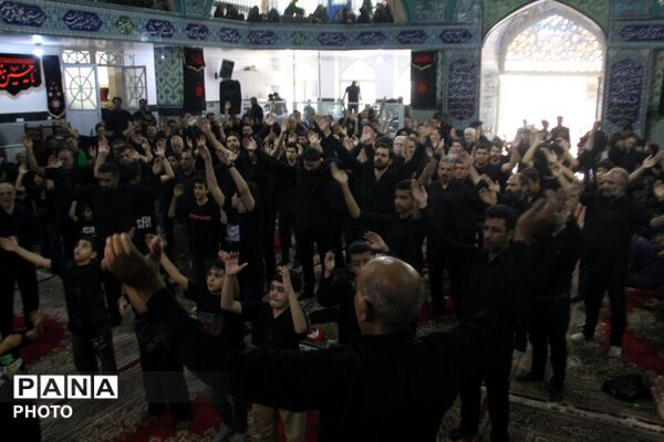 پرسه خوانی صبح تاسوعا در ده بالا یزد