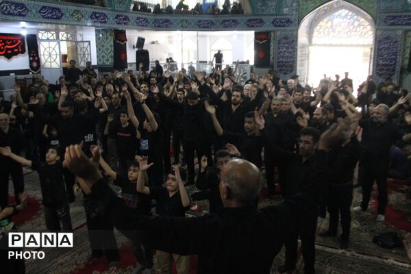 پرسه خوانی صبح تاسوعا در ده بالا یزد