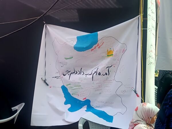 موکبی با رنگ و بوی مقاومت و شهادت 