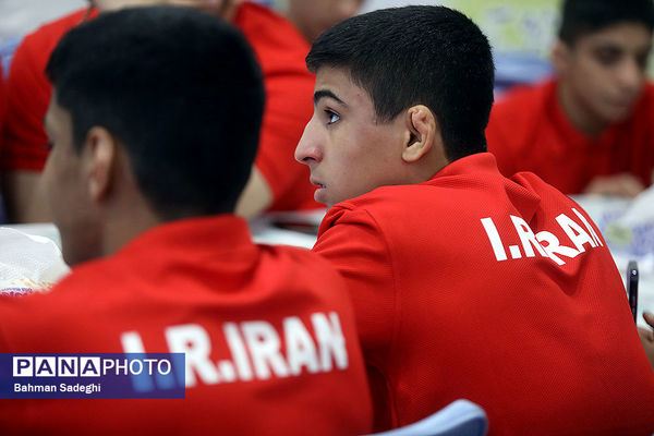 مراسم بدرقه کاروان ورزش دانش‌آموزی ایران به المپیاد جهانی با حضور وزیر آموزش و پرورش