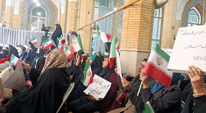 اجتماع مردمی ۹دی در مصلی امام خمینی(ره)کرج 