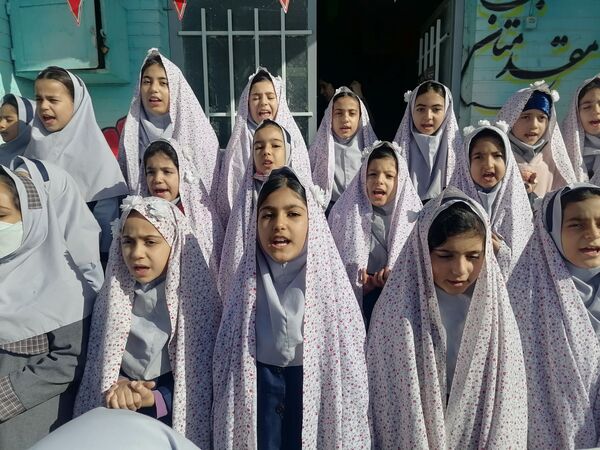 موکب نیمه شعبان در مدرسه نخودی
