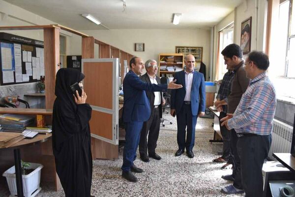 بازدید معاون مرکز ارزشیابی و تضمین کیفیت وزارت آموزش و پرورش از حوزه‌ آزمون و مرکز تصحیح اوراق آزمون نهایی ناحیه یک مشهد 
