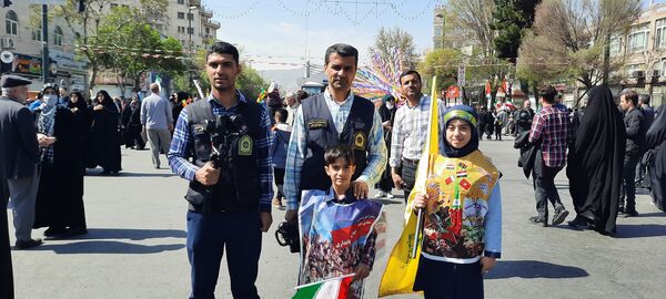 راهپیمایی روز قدس با حضور مسئولان اداره‌کل آموزش‌وپرورش استان خراسان رضوی