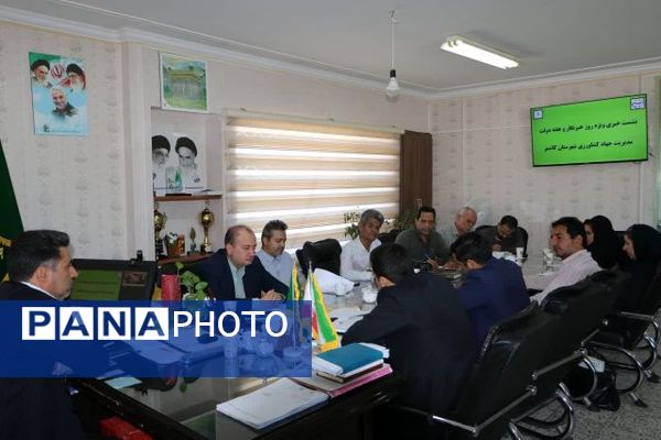 نشست خبری روسای ادارات جهاد کشاورزی، دامپزشکی، منابع طبیعی، تعاون روستایی و امور عشایر شهرستان کاشمر