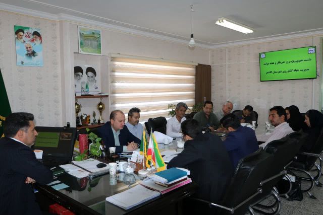 نشست خبری روسای ادارات جهاد کشاورزی، دامپزشکی، منابع طبیعی، تعاون روستایی و امور عشایر شهرستان کاشمر