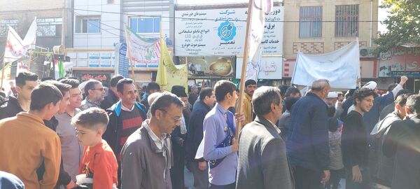 راهپیمایی روز ۱۳ آبان در شهرستان سملقان