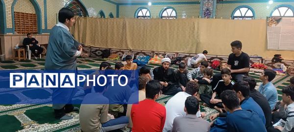 مراسم پرشور اعتکاف دانش‌آموزی در فریدونکنار