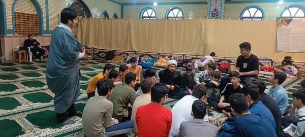 مراسم پرشور اعتکاف دانش‌آموزی در فریدونکنار