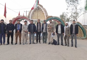 سومین روز راهیان‌نور کاروان پسران جنوب کرمان