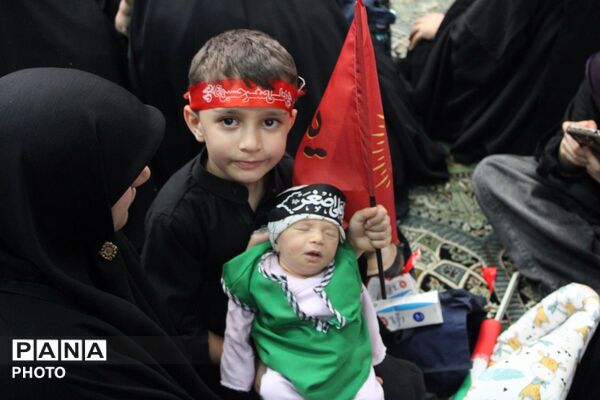 مراسم شیرخوارگان حسینی در منطقه پردیس