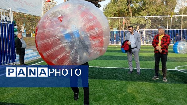 افتتاح زمین چمن اردوگاه شهید هاشمی‌نژاد مشهد