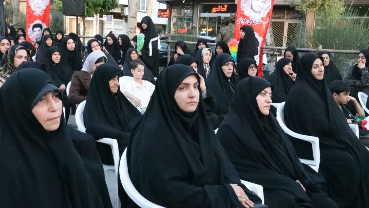 اجتماع عظیم بانوان حریم عفاف و ولایت ماهدشت 