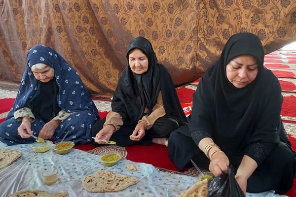 برگزاری مراسم عزاداری صبح عاشورا در روستای جعفرآباد بوانات