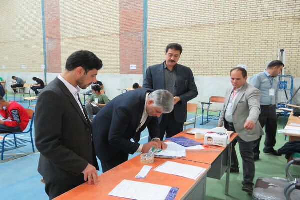 بازدیدهای ستادی از حوزه‌های برگزاری امتحانات نهایی در شهرستان فاروج 