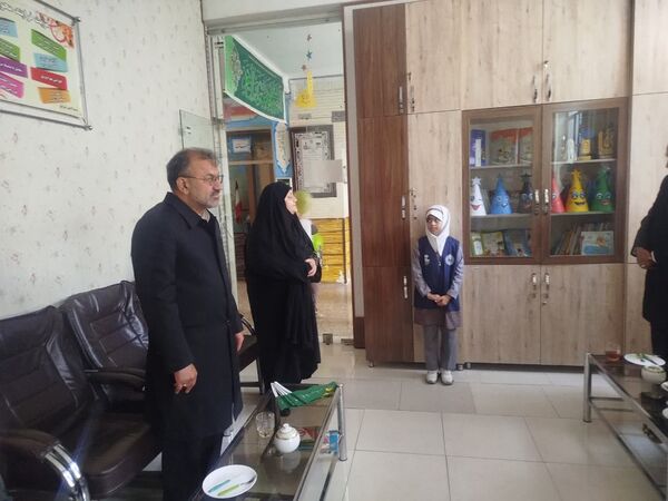حضور خادمین  آستان قدس رضوی در دبستان ۲۲ بهمن ناحیه ۵ مشهد