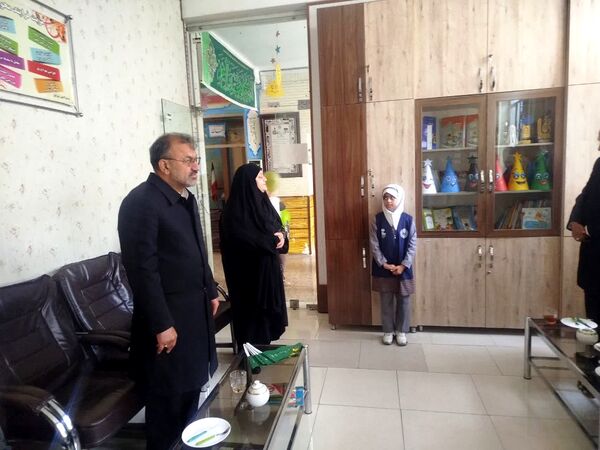 حضور خادمین  آستان قدس رضوی در دبستان ۲۲ بهمن ناحیه ۵ مشهد