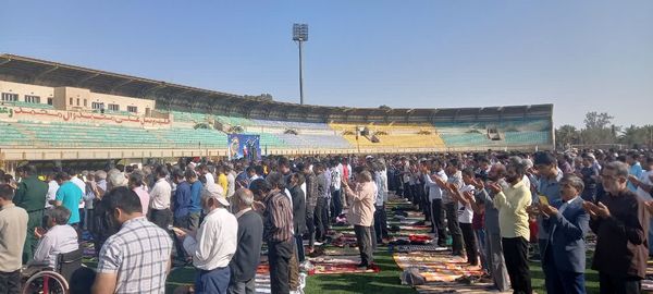 شکوه اقامه نماز عید‌ فطر در سراسر استان کرمان