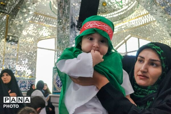 گهواره‌های سبز در سوگ کربلا؛ همایش شیرخوارگان حسینی در بجنورد/1
