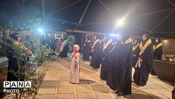 آیین افتتاحیه پاتوق نوجوانانه برمدار ایران سازمان دانش آموزی خراسان رضوی