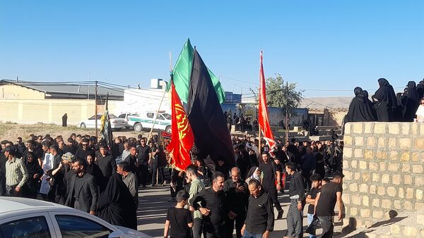 عزاداری عاشورا در روستای برزنون