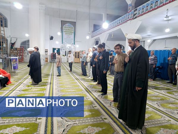 مراسم بزرگداشت شهدای دولت در مسجد جامع آشخانه