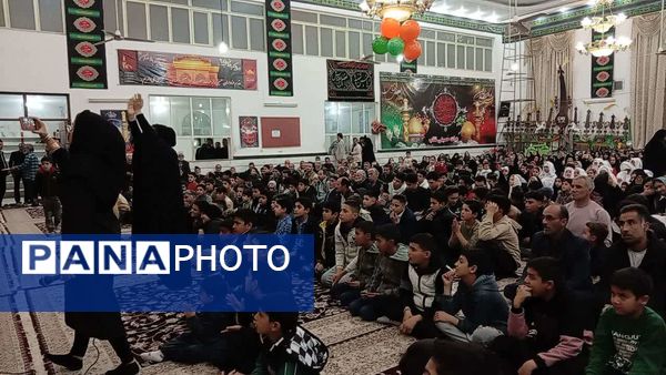 جشن ولادت امام قائم در روستای نقاب خلیل آباد