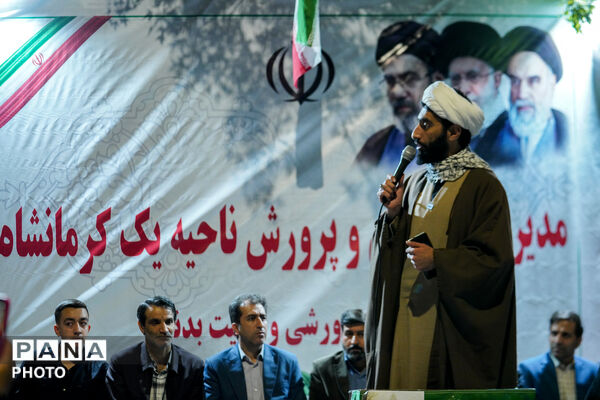 حماسه حضور فرهنگیان و دانش‌آموزان کرمانشاه در موکب «نحن المنتقمون» ناحیه یک