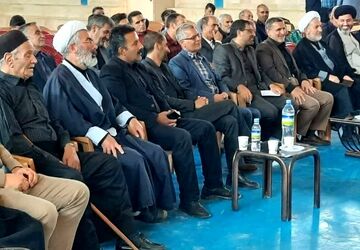 افتتاح  سالن ورزشی کاوه آهنگر روستای مشهد کاوه در شهرستان چادگان 