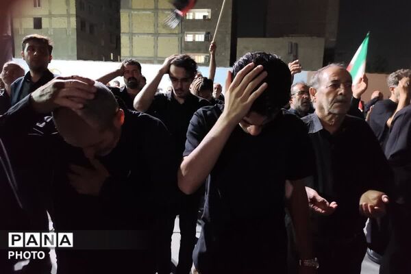 تجمع مردمی شهر صباشهر همزمان با مراسم شام غریبان  