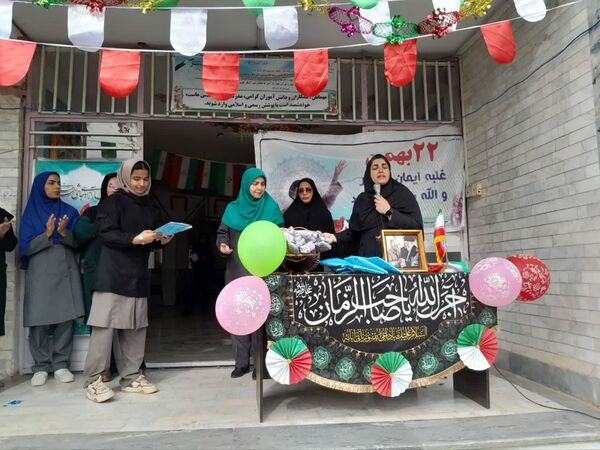 مراسم نیمه شعبان در دبیرستان دخترانه پروین اعتصامی 