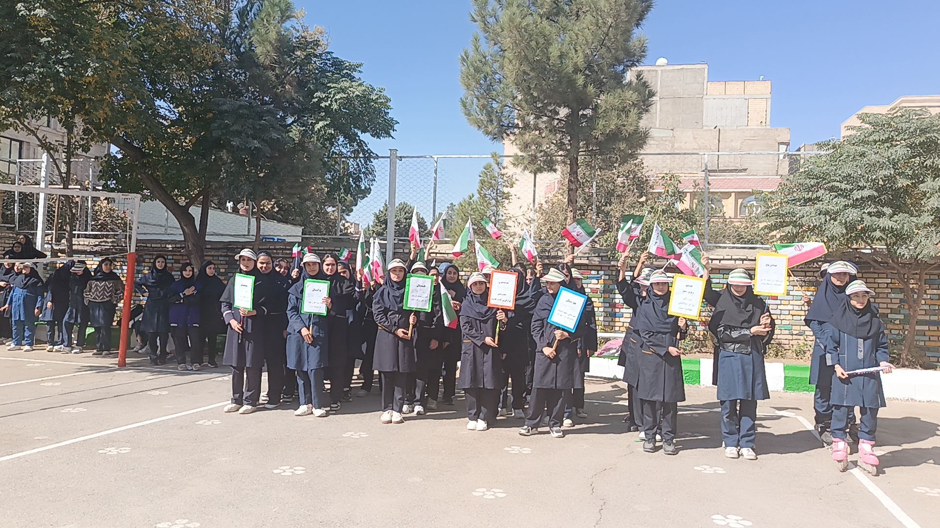 المپیاد ورزشی در دبیرستان کوثر فرهنگیان